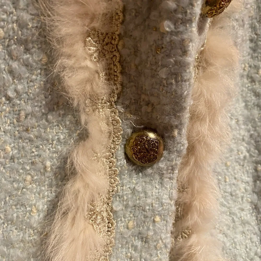 Reina adorable fur trim jacket